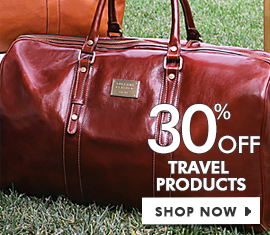 BAG YOUR WEEKEND: 30% off TRAVEL products