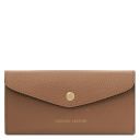 Cartera Tipo Sobre en Piel Marrón topo TL142322