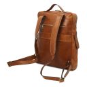 Bangkok Leather Laptop Backpack - Large Size Natural TL141987