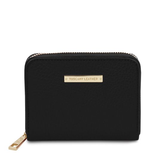 Kore Exclusive zip Around Leather Wallet Black TL142321