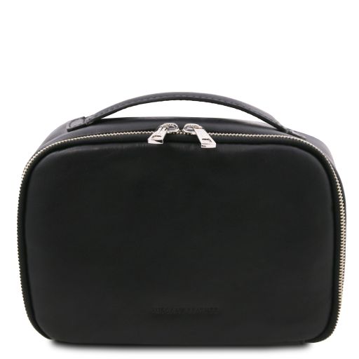 Marvin Kulturtasche aus Leder Schwarz TL142326