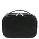 Marvin Kulturtasche aus Leder Schwarz TL142326