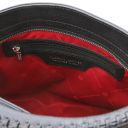 TL Bag Schultertasche aus Weichem Leder Schwarz TL142087