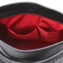 TL Bag Schultertasche aus Weichem Leder Schwarz TL142087