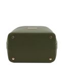TL Bag Borsa Secchiello in Pelle Verde Foresta TL142311