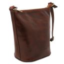 Giusi Leather Shoulder bag Brown TL142334