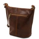 Giusi Leather Shoulder bag Brown TL142334