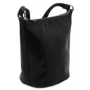 Giusi Leather Shoulder bag Black TL142334