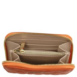 Teti Exclusive zip Around Soft Leather Wallet Оранжевый TL142319