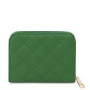 Teti Elégant Portefeuille en Cuir Souple Entièrement Zippée Vert TL142319