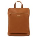 TL Bag Zaino da Donna in Pelle Morbida Cognac TL141682