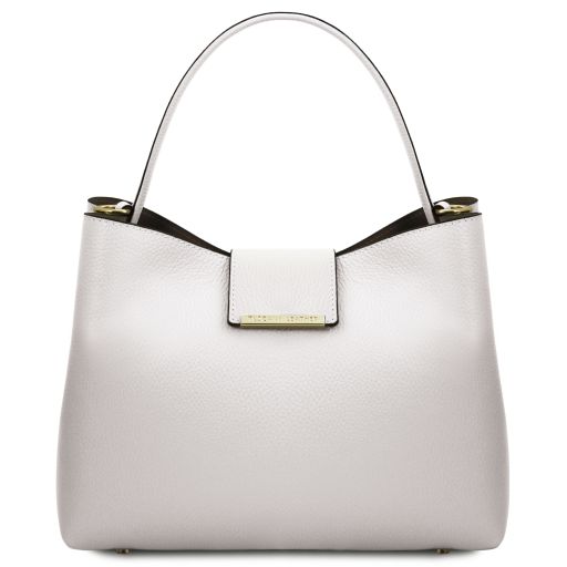 Clio Borsa Secchiello in Pelle Bianco TL142356