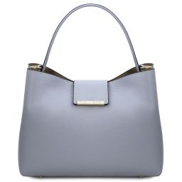 Clio Leather Secchiello bag Светло-голубой TL142356