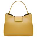 Clio Borsa Secchiello in Pelle Giallo pastello TL142356