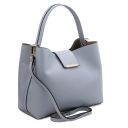 Clio Borsa Secchiello in Pelle Celeste TL142356