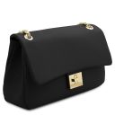 Elettra Borsa al Hombro en Piel Suave Negro TL142353