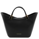 TL Bag Bolso Noche en Piel Negro TL10198