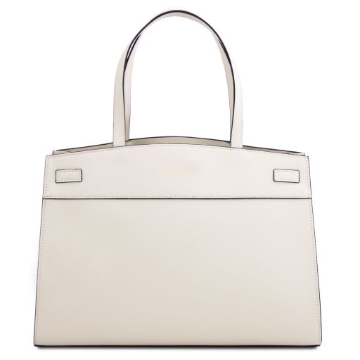 Musa Shopping Tasche aus Leder Beige TL142382