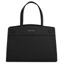 Musa Shopping Tasche aus Leder Schwarz TL142382