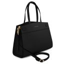 Musa Shopping Tasche aus Leder Schwarz TL142382
