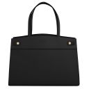 Musa Shopping Tasche aus Leder Schwarz TL142382