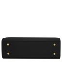 Musa Shopping Tasche aus Leder Schwarz TL142382