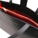 Musa Shopping Tasche aus Leder Schwarz TL142382