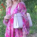 Musa Shopping Tasche aus Leder Schwarz TL142382