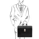 Canova Leather Doctor bag Briefcase 3 Compartments Черный TL142352