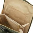 TL Bag Small Leather Backpack for Women Forest Green TL142092