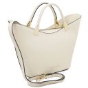 TL Bag Handtasche aus Leder Beige TL142287