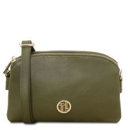 Lily Borsa a Tracolla in Pelle Morbida Verde Foresta TL142375