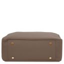 Amy Soft Leather Shopping bag Dark Taupe TL142385