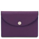 Porte-cartes de Visite / Cartes de Crédit en Cuir Violet TL142418