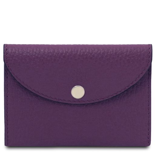 Porte-cartes de Visite / Cartes de Crédit en Cuir Violet TL142418
