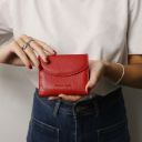 Calliope Exclusive 3 Fold Leather Wallet for Women With Coin Pocket Black TL142058