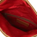 TL Young bag Schultertasche aus Leder mit Quasten Cognac TL141153