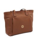 Blake Soft Leather Shoulder bag Cognac TL142411