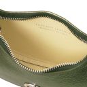 Pixie Handtasche aus Weichem Metallic-Leder mit Schulterkette Tannengrün TL142413
