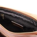 Jimmy Bolso Para Hombre en Piel con Bolsillo Delantero Marrón TL141407