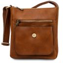 Jimmy Bolso Para Hombre en Piel con Bolsillo Delantero Natural TL141407
