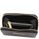 Panarea Leather Bucket bag and Exclusive zip Around Leather Wallet Black TL142443