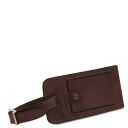 Lisbona Travel Leather Duffle bag - Large Size Dark Brown TL141657