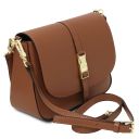 Nausica Sac Bandoulière en Cuir Cognac TL141598