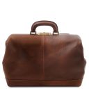 Leonardo Exclusive Leather Doctor bag Коричневый TL142342