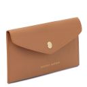 Cartera Tipo Sobre en Piel Caramelo TL142322