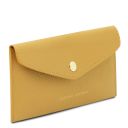 Cartera Tipo Sobre en Piel Amarillo pastel TL142322