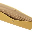 Cartera Tipo Sobre en Piel Amarillo pastel TL142322