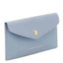 Cartera Tipo Sobre en Piel Azul claro TL142322