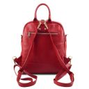 TL Bag Soft Leather Backpack for Women Lipstick Red TL141376